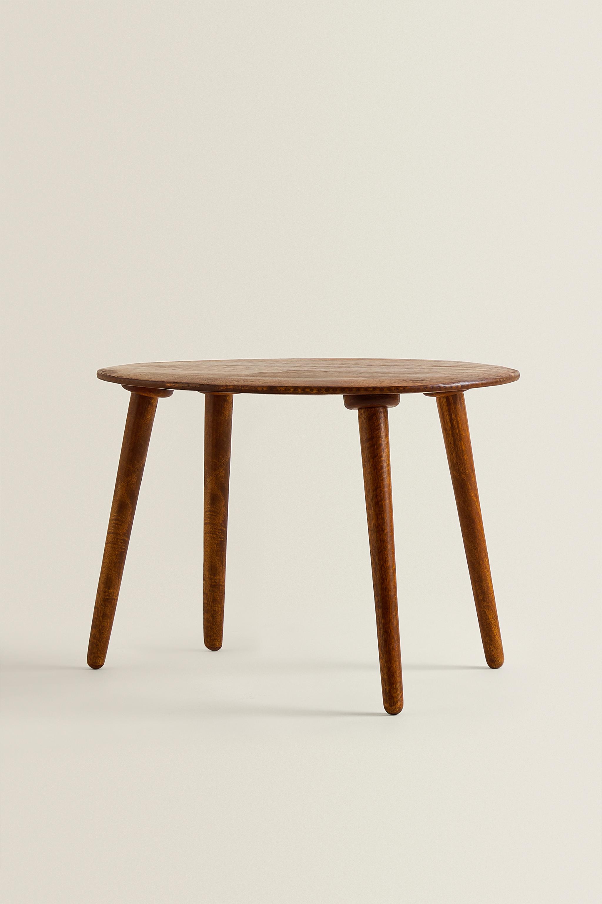 BEVELED WOOD COFFEE TABLE
